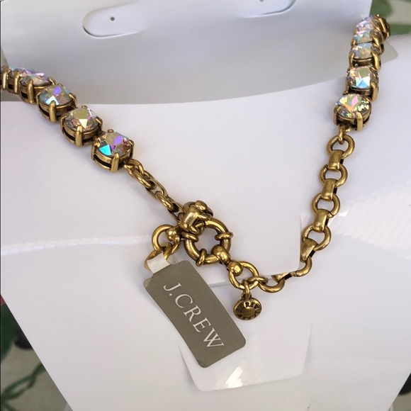 J. CREW Crystal Chandelier Necklace 🌸🌺🌸🌺 - Picture 5 of 8